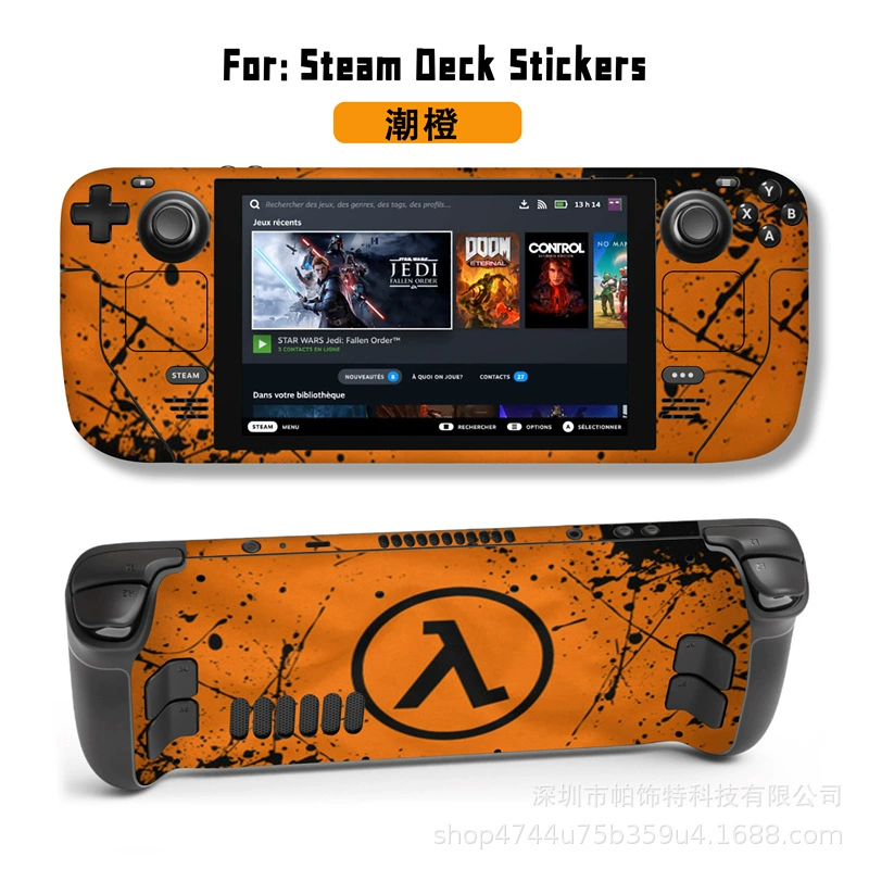 Подходит для наклейки Steam Deck, наклейка на Steam Deck Patch, Steam Panda, вручную, персональный пиксель