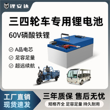 磷酸鐵鋰電池三輪四輪電動車48V60V老年代步車大單體電瓶長續航