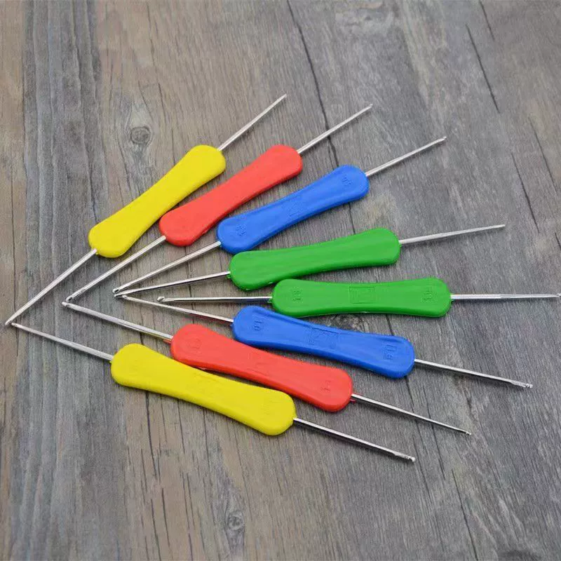 Набор для вязания крючком Pengfei: двусторонние крючки для рукоделия, для кукол, сумок, тапочек, свитеров