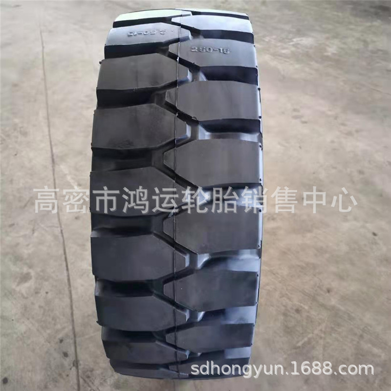 叉车实心轮胎5.00 18x7 6.00 6.50 7.00 28x9 8.25-8 9 10 12 15