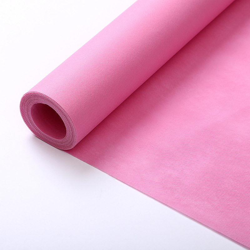 厂家直供彩色pp纺粘无纺布购物手提收纳袋无纺布材料现货