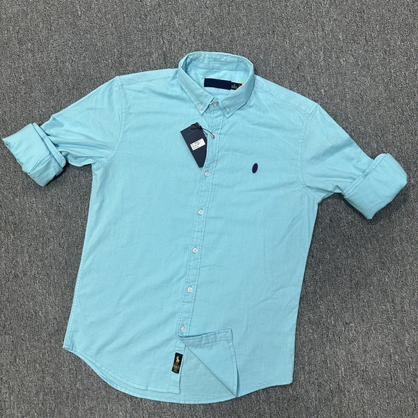Lake blue with royal blue pony