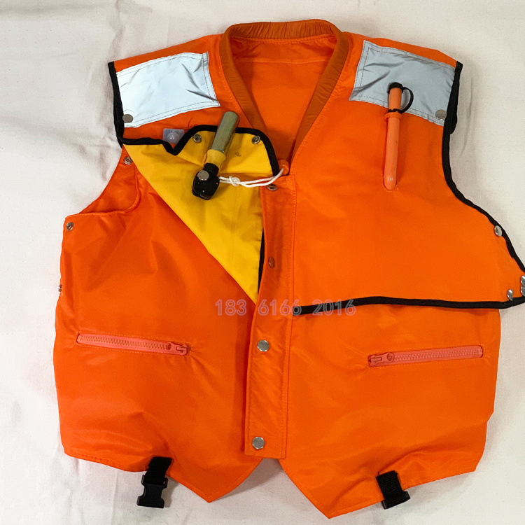 安航工厂直销海警自动充气救生衣大人气胀式海事海军船用救援马甲