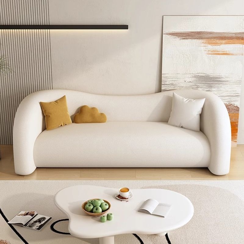 High-End Curved Sofa Design, Lazy Sofa, Beauty Salon Reception Area, Bedroom Living Room Fabric Sofa 3