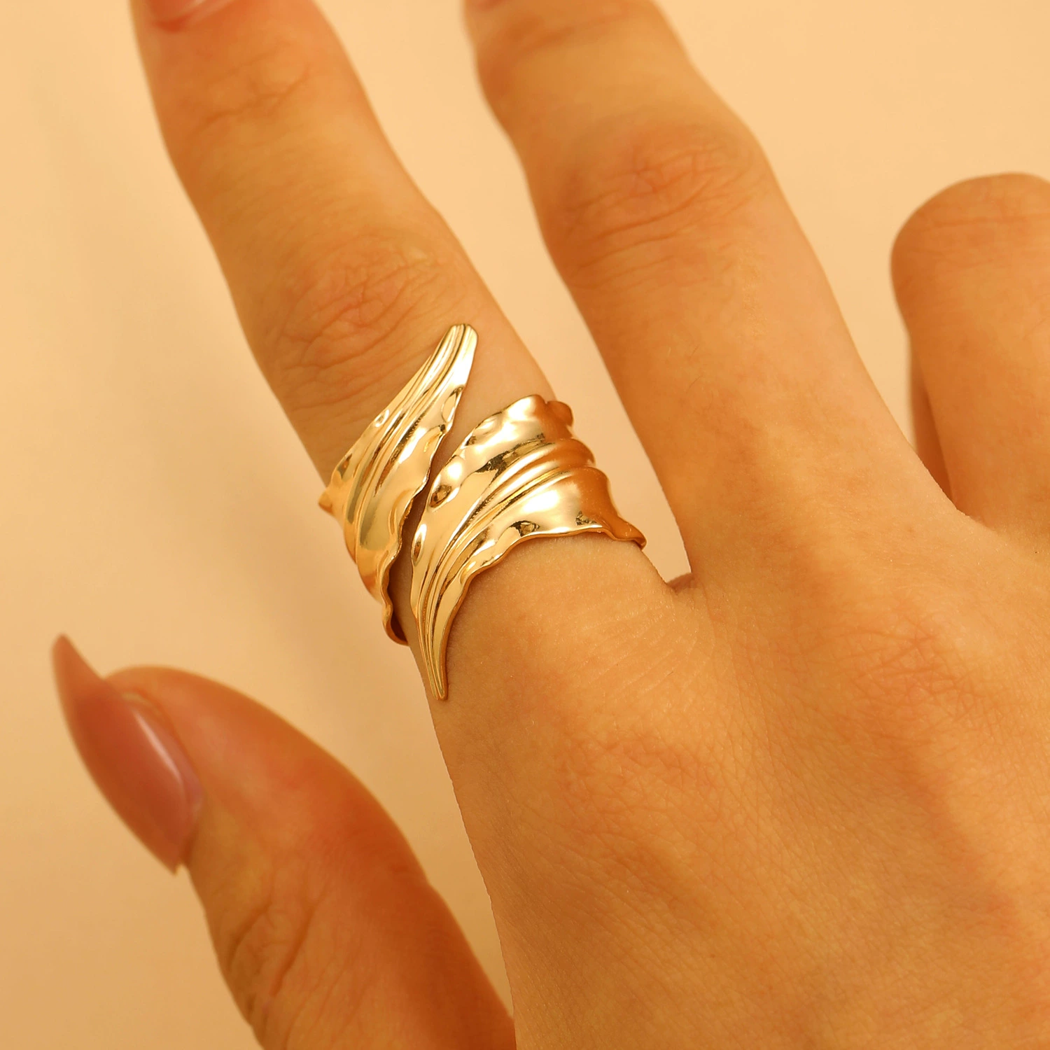 Браслет и набор кольца, европейский стиль, регулируемые, оттенки золота и серебра