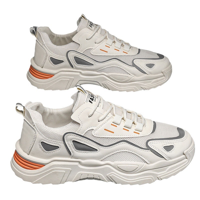 Zapatos de hombre 2026 nueva tendencia de invierno transpirables zapatos deportivos casuales para correr versátiles para estudiantes zapatos de altura de red