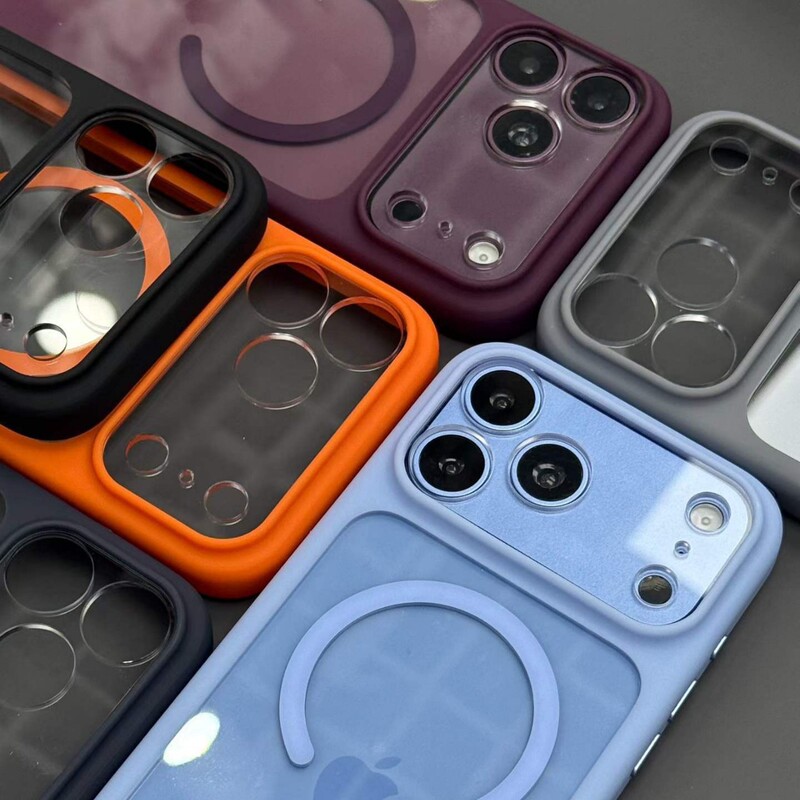 Suitable for iPhone 18 Pro Max Phone Case with Camera Ai Capacitive Button Magnetic Suction, Full Coverage Anti-Drop Protection for Apple 17