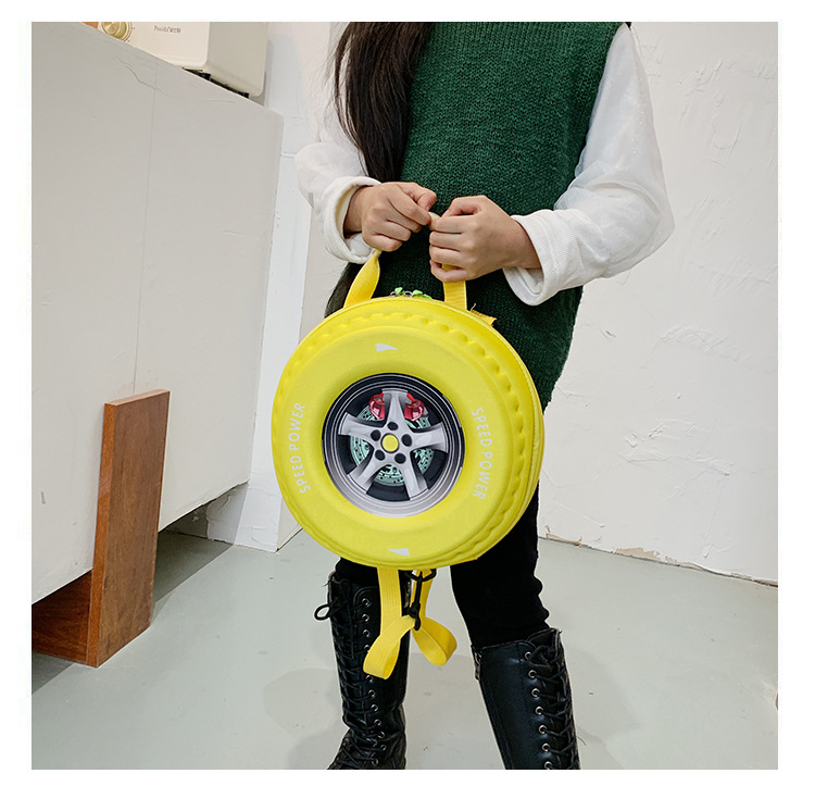 2022 Spring New stylish and high-quality tire bag, Korean style simple and fashionable casual handbag, crossbody children's schoolbag undefined