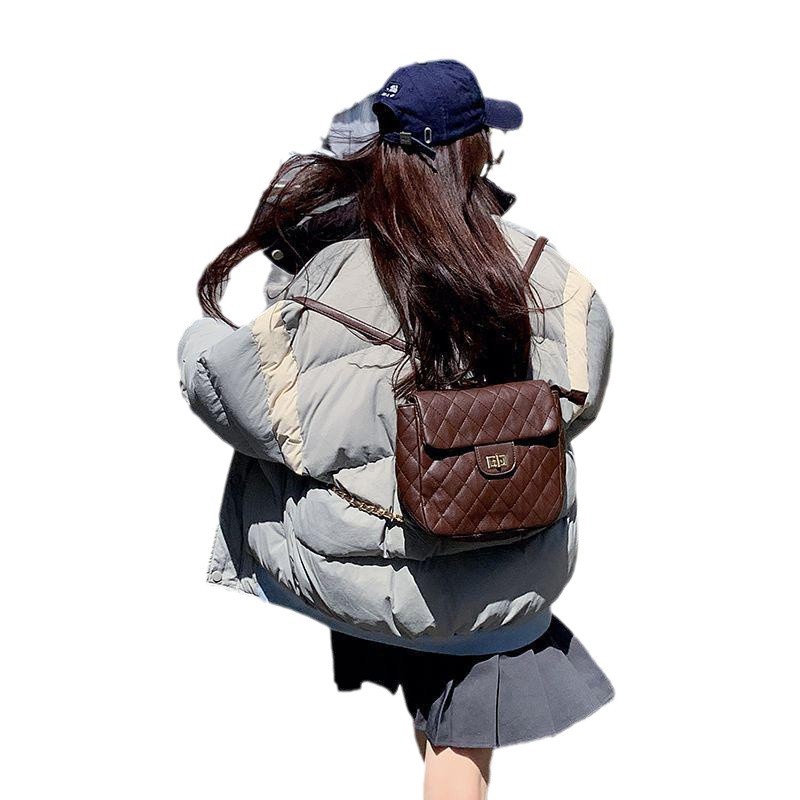 Comercio exterior ropa de algodón plumón ropa de algodón mujer 2024 invierno nuevo estilo corto de cuello vertical ropa de algodón estudiante ropa de pan chaqueta pequeña image 6