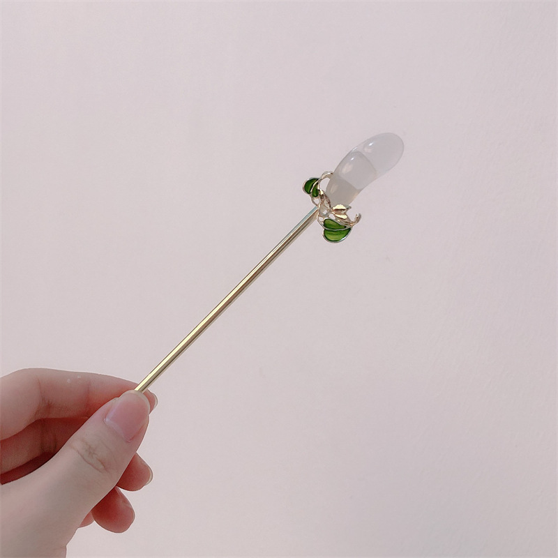 Nueva horquilla de estilo antiguo chino, horquilla de todo fósforo para niña, horquilla de sentido avanzado, horquilla, Hanfu, accesorios para el cabello escalonados de estilo chino