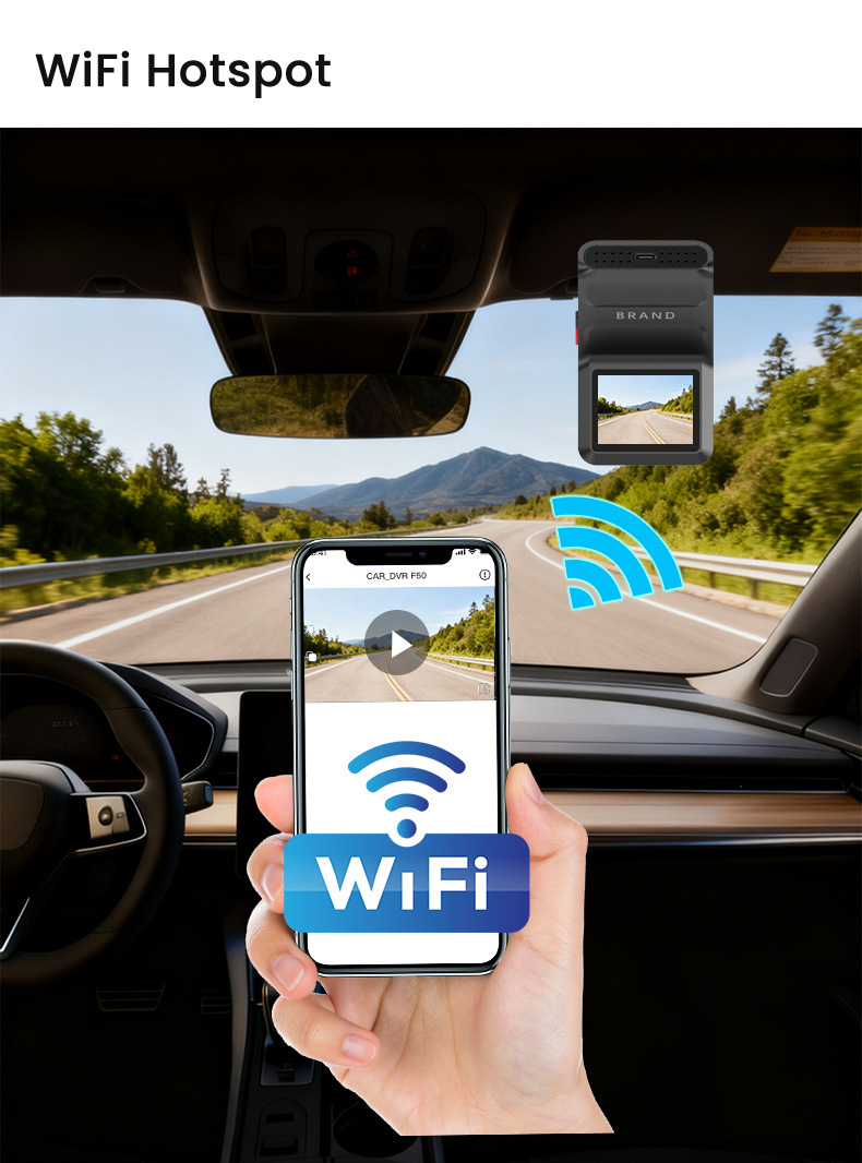 Cross-Border High-Definition Driving Recorder 4g Remote 24-Hour Parking Monitoring Adas Intelligent Driving Bsd Blind Spot Monitoring Wf Connectivity