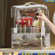 Cosmetic Lipstick Storage Box Earrings Necklace Storage Box Jewelry Storage Rack Light Luxury Drawer Type Dust-proof Finishing Box