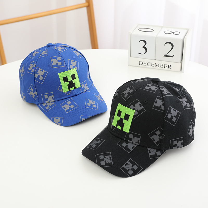 Children Unisex Basic Simple Style Plaid Embroidery Printing Baseball Cap display picture 1