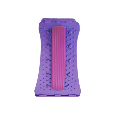 Lumbar Spinal Relaxer, Waist Massager, Spinal Correction, Traction, Stretching Device, Acupuncture and Magnet Therapy Model, Back Relaxing Cushion