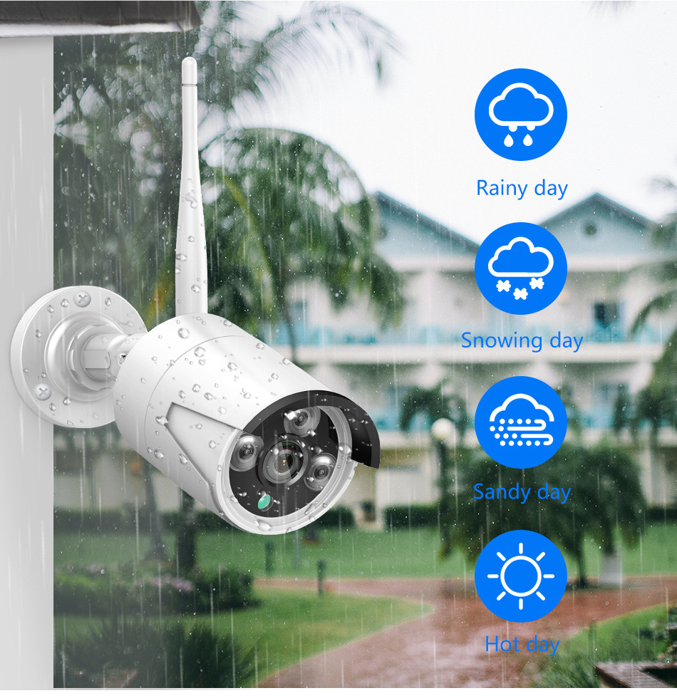 4K WiFi network camera system with audio AHD