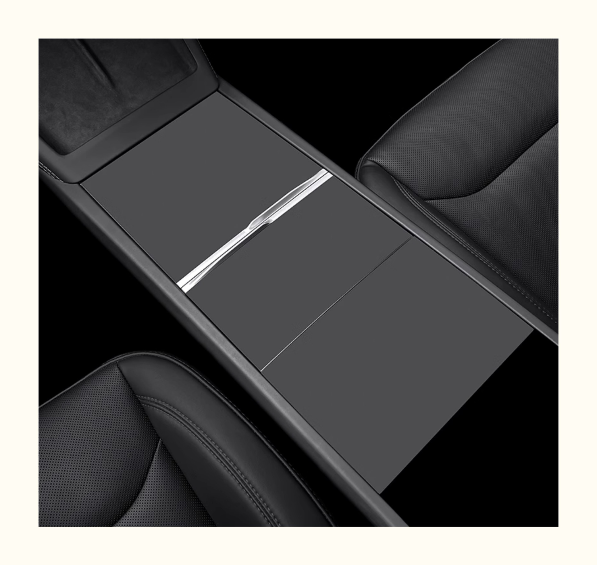 Suitable for Tesla Model Y/3/Yl Central Control Silicone Panel Protective Film, Interior Decoration Accessories, Anti-Slip