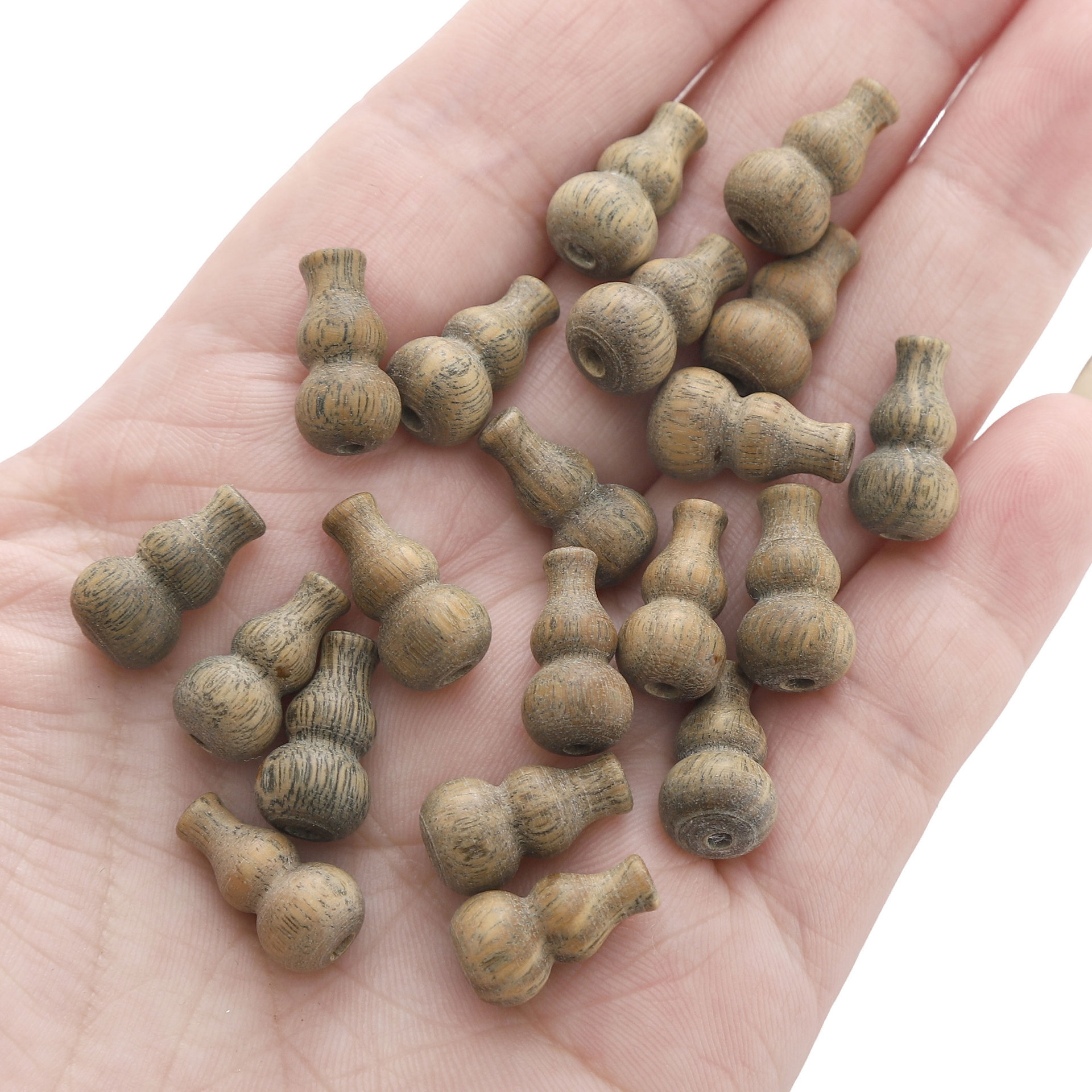 Guofengwen juega Ping An Fu cuentas de madera hechas a mano DIY colgantes de cuentas de cadena de material de teléfono móvil accesorios de cuentas a granel