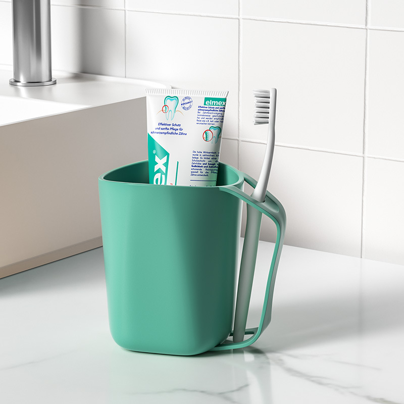 Taza de enjuague simple para el hogar Taza de cepillo de dientes Taza de enjuague para parejas de niños Un par de set de cepillo de dientes simple Tanque de dientes creativo