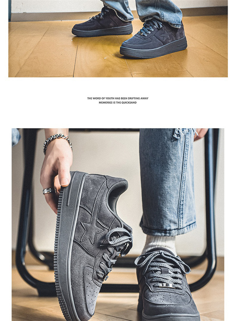 Leichte, lässige Boardschuhe für Herren in Übergröße, neue Herbst- und Winterschuhe für Studenten, schwarze Sportschuhe für das Militärtraining von Herren_voghion.com