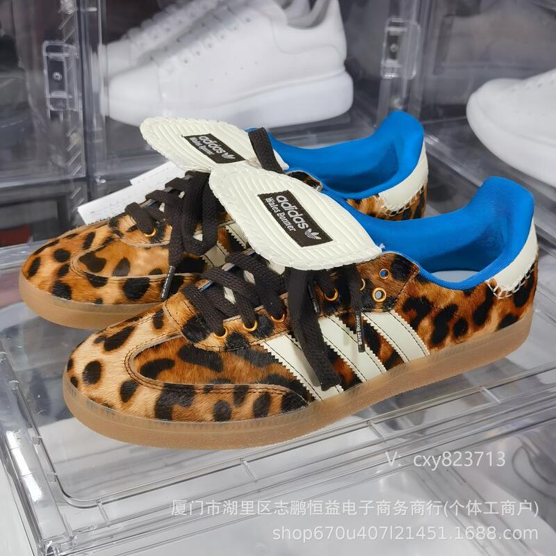 Summer Shoes Samba German Training Shoes Pure Original Adidas Men's and Women's White Sneakers Sports Shoes White and Black Casual Sneakers