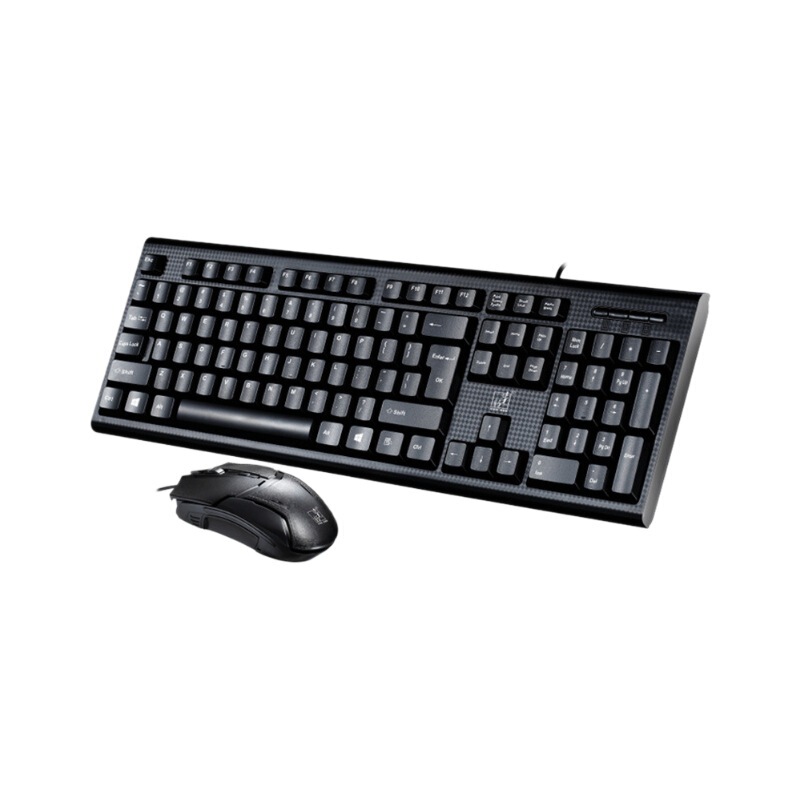 追光豹Q9有線USBキーボードノートデスクトップビジネスゲームキーボードマウスセットクロスボーダー|undefined