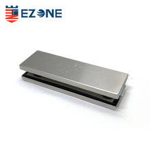 玻璃门配件不锈钢无框玻璃门靠墙顶夹铝芯玻璃夹固定上墙门夹顶夹