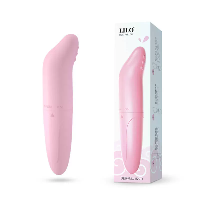 Dolphin G-Spot Vibrator — Compact AV Massage Stick, Jumping Egg Style, Women’s Adult Toy