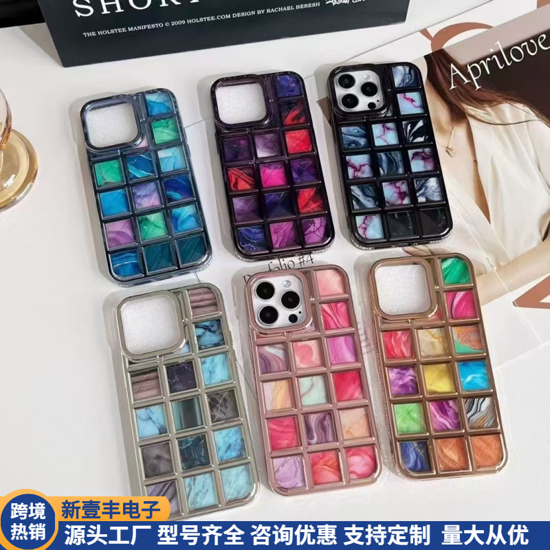 适用苹果iPhone16三星VIVO/OPPO/小米/INFINIX跑车道纯色A4保护套