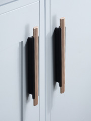 現代簡約高檔櫃門拉手美式輕奢加長衣櫃門把手櫥櫃抽屜手柄創意