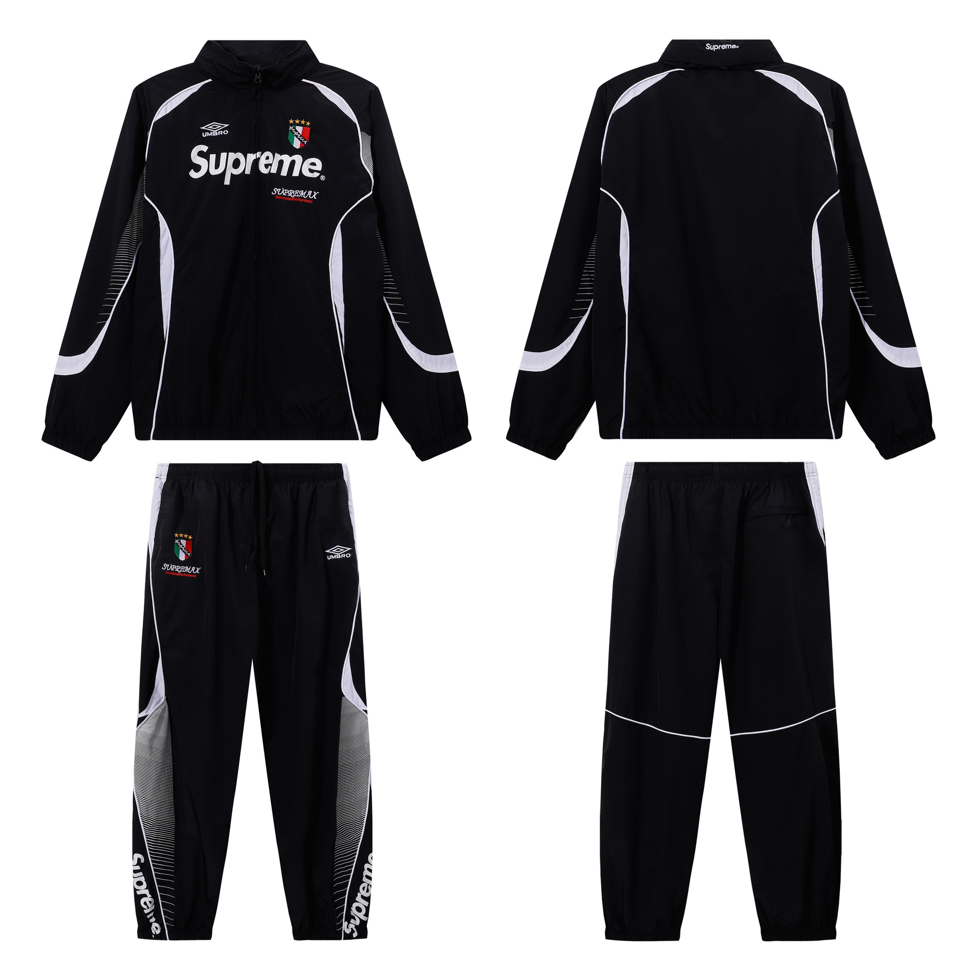 SS25 Supreme-themed Week 11 collaboration Track Jacket tracksuit