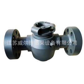 厂家直供API 6A美标高压锻造下装式法兰端口旋塞阀(Plug Valve)