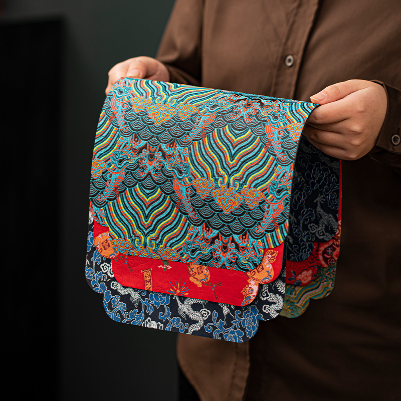 Zen Tea Mat, Tea Mat, Brocade Fabric Tea Tray, Dry Tea Mat, Waterproof Tea Table Cloth, Coaster, Tea Towel, Tea Cloth, Tea Ceremony Accessories