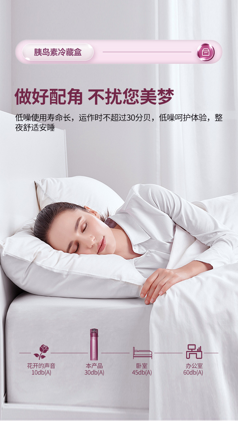 Portable new insulin refrigerator box for medicine car mini refrigerator can be put on the plane cooling cup