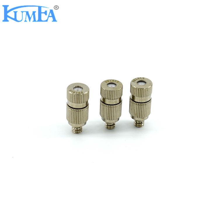 雾森降尘加湿喷头不锈钢高压雾化喷头人造雾喷淋系统陶瓷喷雾喷嘴