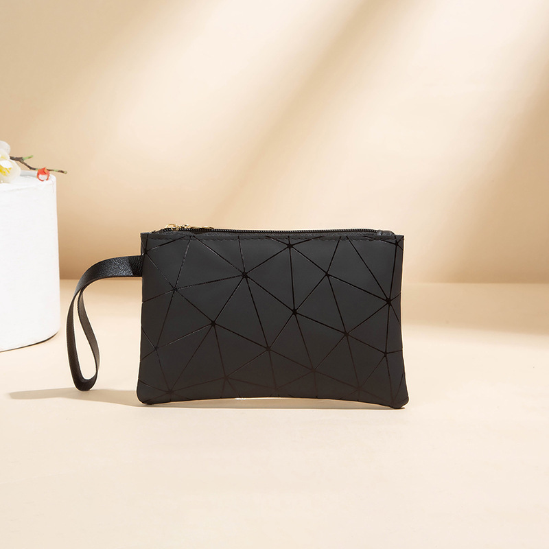 Bolso de mano tipo clutch con estampado fresco de arcoíris tejido, moda 2025, monedero para mujer, envío directo.