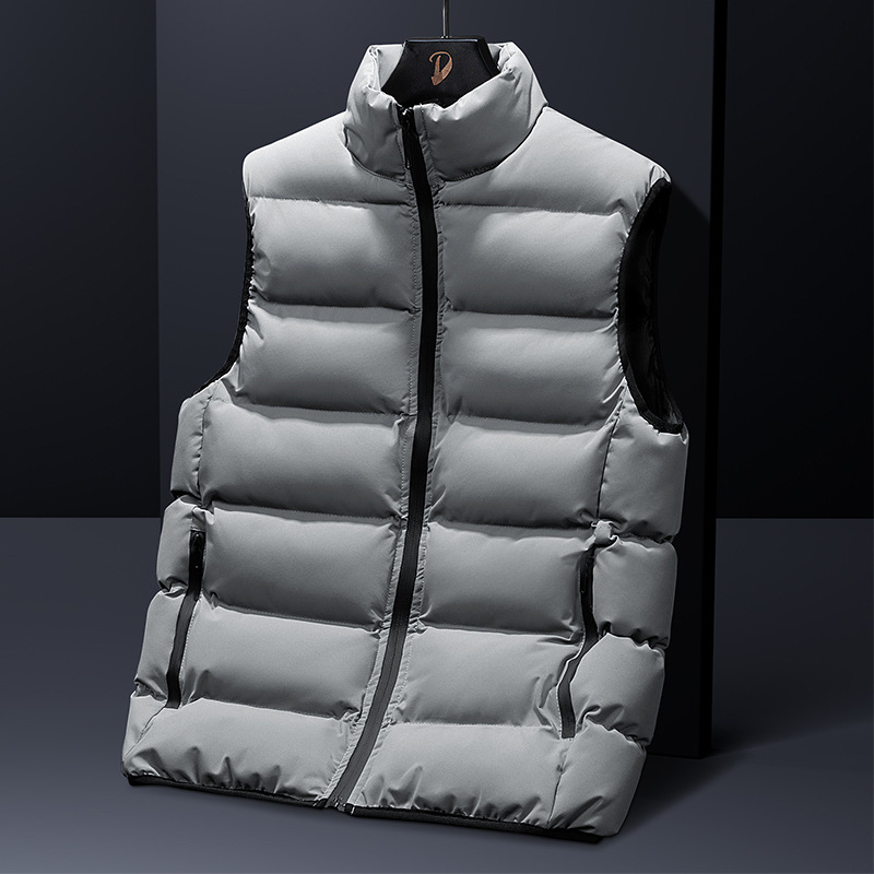 秋冬款男女棉马甲情侣外穿保暖立领背心学生潮牌无袖男生马夹