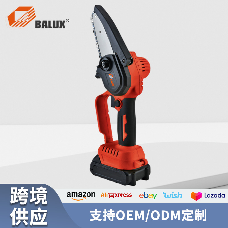 便携式锂电电池锯手持无刷电链锯园林伐木修枝电动工具大功率批发