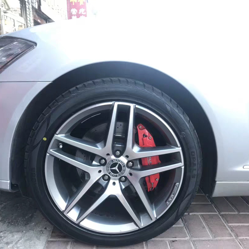 Mercedes-Benz A-Class B-Class C-Class E-Class Glk-Class A200 C200 E300 Amg Brake Caliper Cover Protective Cover Modification Kit