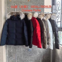 大鹅羽绒服女3804L04款冬季外套加厚加拿大枫 Chelsea Parka down