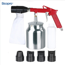 厂家批发新款手持式喷砂枪套装小型喷砂机塑料除锈除油除杂质设备