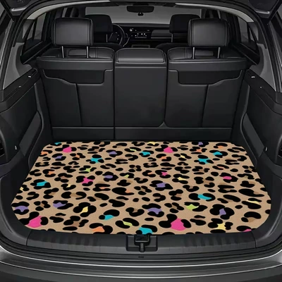 mat, American-style animal-themed, all-season | Avtomobil döşəmə paspasları - 421ans-4-75100cmcrystal-velvet-with-dotted-plastic-backing