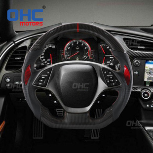 Cross-border exclusive application 14-19 Corvette c7Chevrolet Corvette carbon fiber steering wheel modification