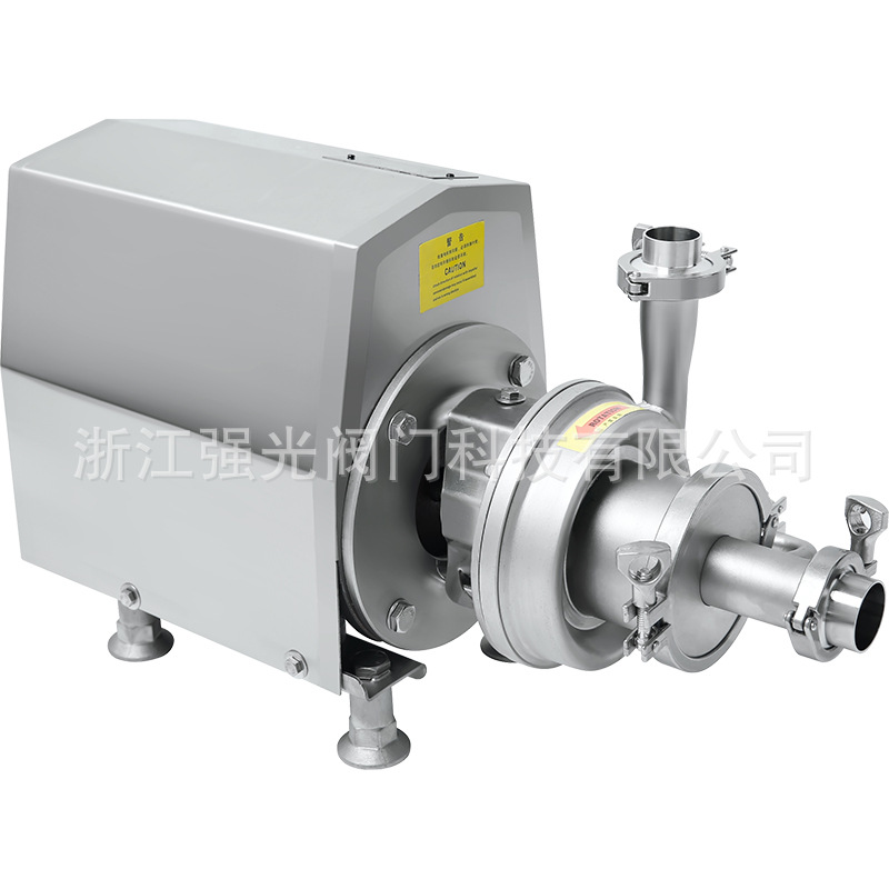 QGZLP型卫生级自吸离心泵，带诱导轮自吸泵，带诱导轮自吸离心泵