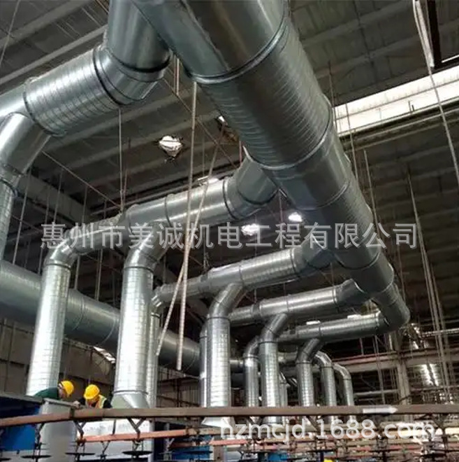 不锈钢风管 惠州不锈钢风管加工 车间通风管道工程安装