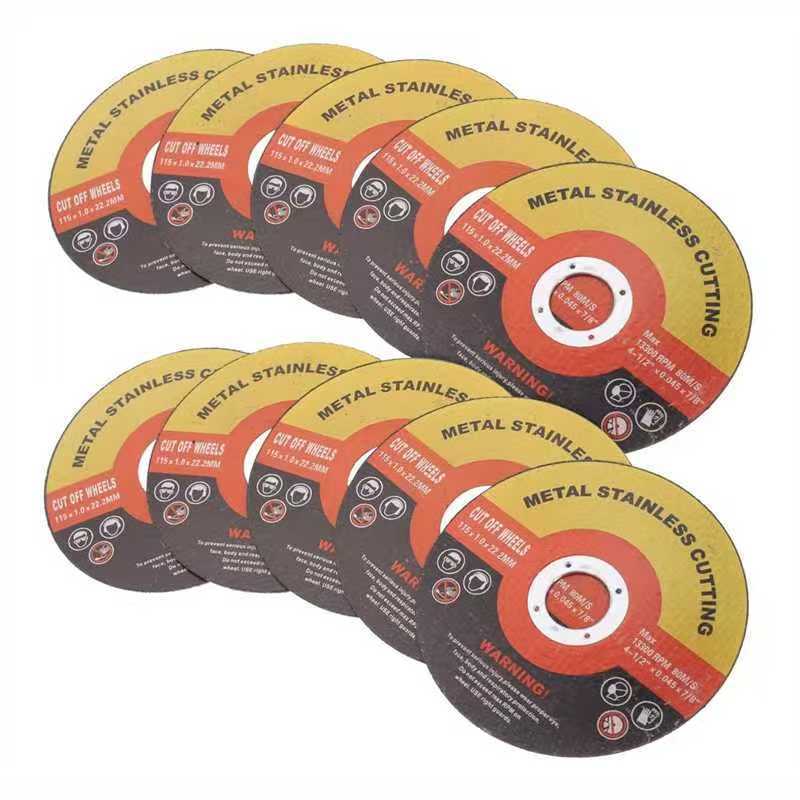 跨境货源切割片 115超薄金属不锈钢树脂角磨机砂轮切割片