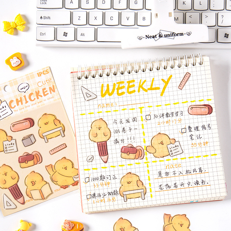 Estrellas centelleantes dibujos animados animal tema epoxi pvc tridimensional cuenta de mano diy etiqueta decorativa carcasa del teléfono móvil taza de agua pegatina