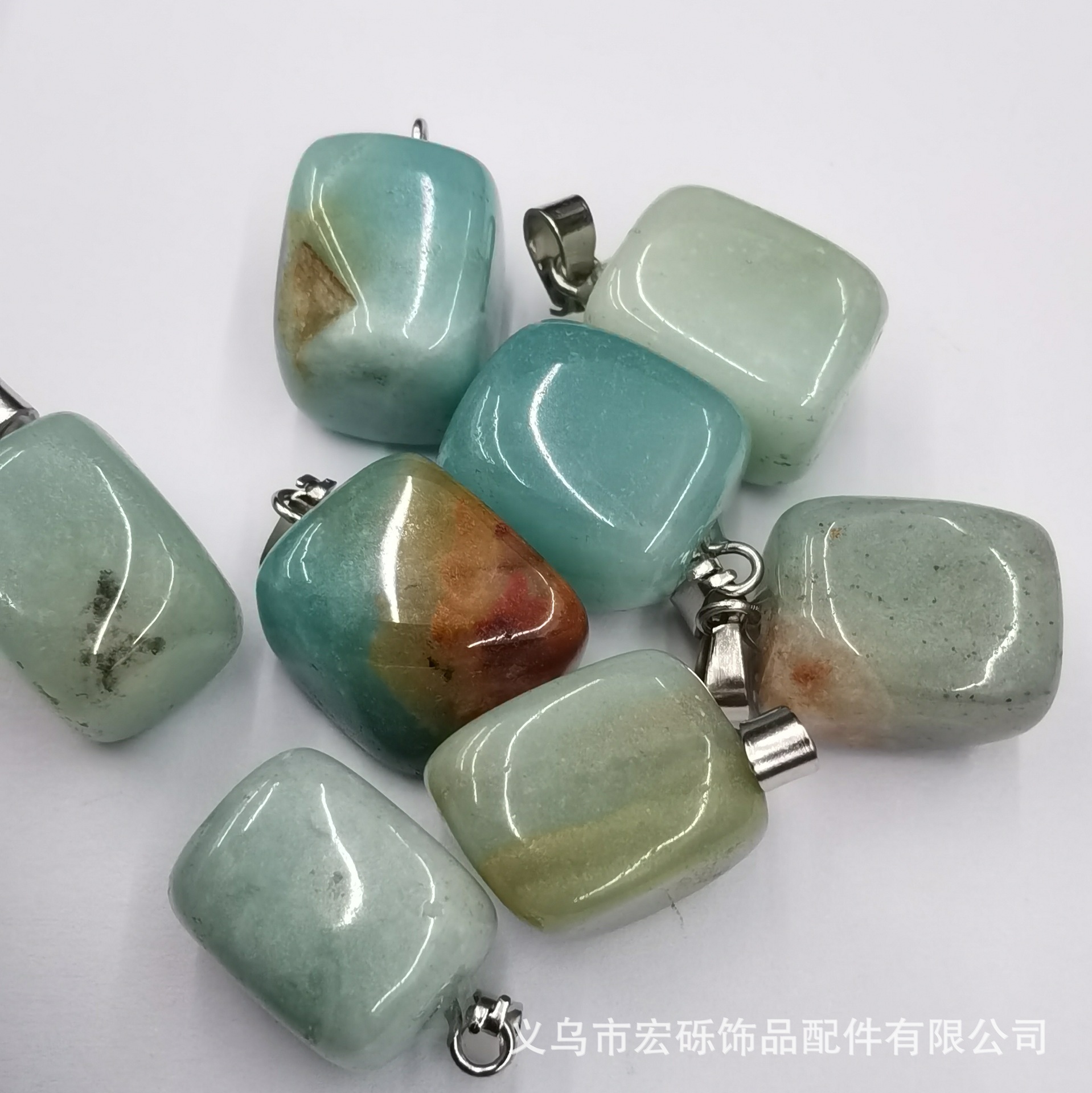 Fábrica directa piedra rodante de cristal de ágata natural irregular irregular colgante amorfo accesorios accesorios accesorios al por mayor