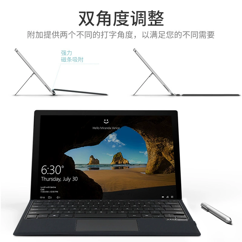 Подходит для клавиатуры Surface Go магнит PRO8/9/X Bluetooth Surface Pro7 Microsoft клавиатура