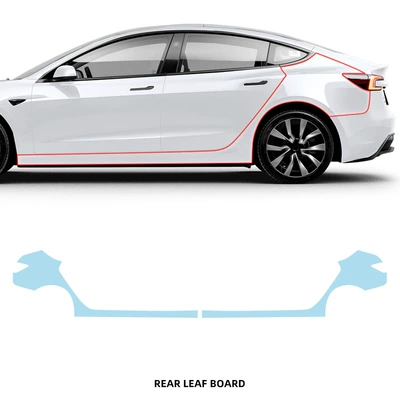 Car paint protective film, Car Clothing Full Car Paint - a-pair-of-tpu-membranes-for-rear-leaf-panels-imported-tpu-film-special-car-cutting