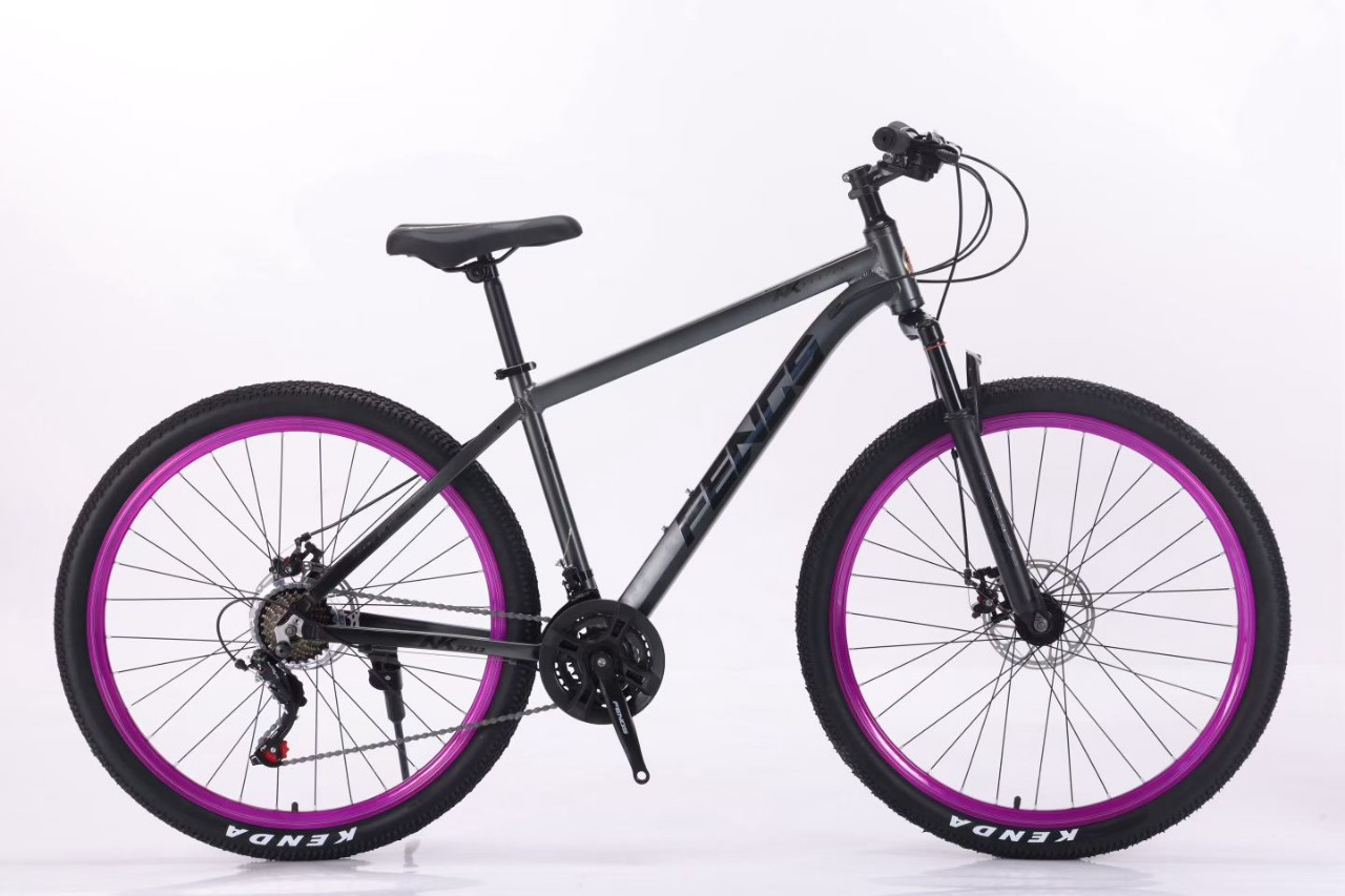 Aleación de aluminio 26 / 27.5 cromo elefante círculo púrpura cambio de velocidad bicicleta de montaña para adultos bicicleta de montaña